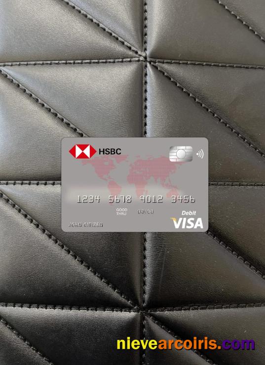 Australia HSBC bank visa card photolook